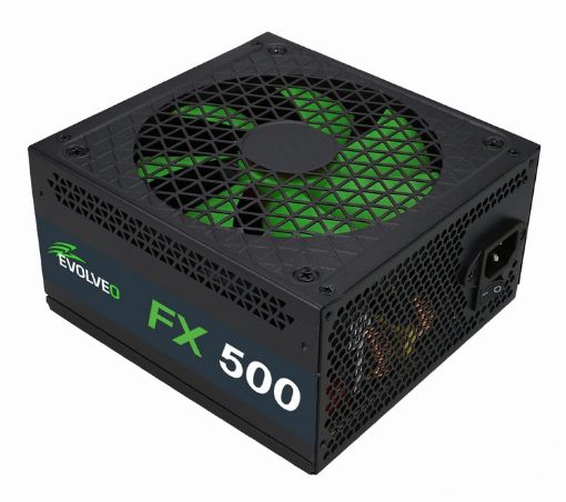 Obrázek EVOLVEO FX 500 , zdroj 500W ATX, 14cm, tichý, 80+, bulk