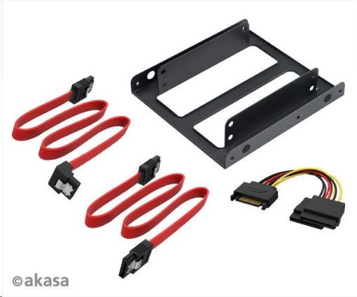 Obrázek AKASA adaptér 2.5" SSD a HDD + SATA kabely