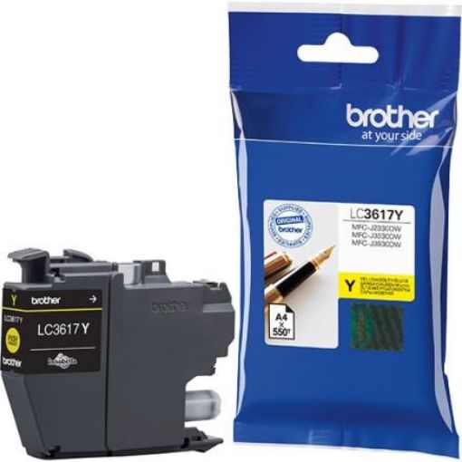 Obrázek BROTHER INK LC-3617Y žlutý, yellow - 550stran, J2330, J3530, J3930