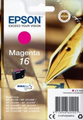 Obrázek EPSON ink bar Singlepack "Pero" Magenta 16 DURABrite Ultra Ink