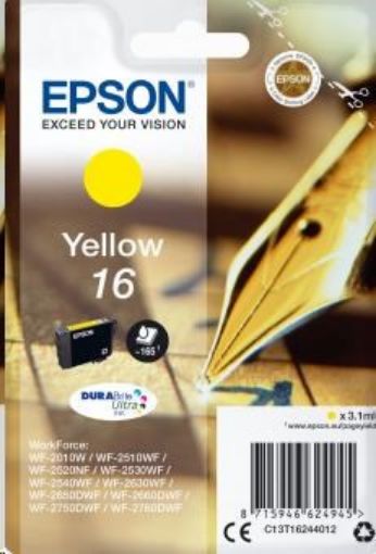 Obrázek EPSON ink bar Singlepack "Pero" Yellow 16 DURABrite Ultra Ink