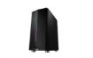 Obrázek Fortron skříň Midi Tower CMT151 Black, průhledná bočnice, 1 x A. RGB LED 120 mm ventilátor