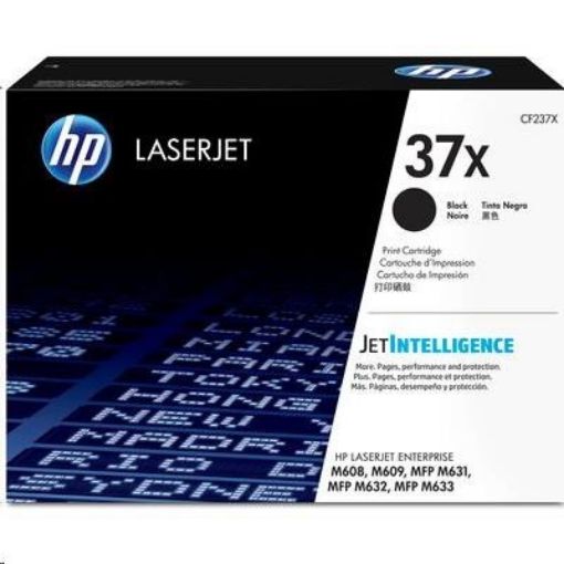 Obrázek HP 37X High Yield Black Original LaserJet Toner Cartridge (CF237X) (25,000 pages)