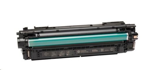 Obrázek HP 655A Cyan Original LaserJet Toner Cartridge (CF451A) (10,500 pages)