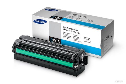 Obrázek HP - Samsung CLT-C506L High Yield Cyan Toner Cartridge (3,500 pages)