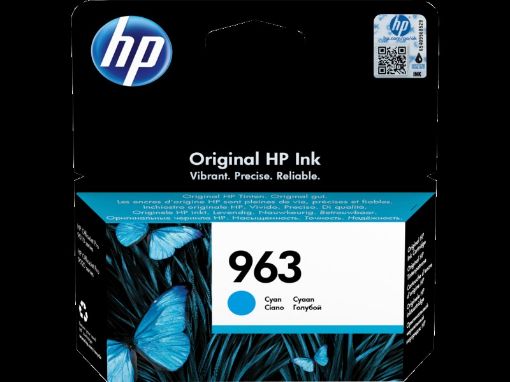Obrázek HP 963 Cyan Original Ink Cartridge (700 pages)