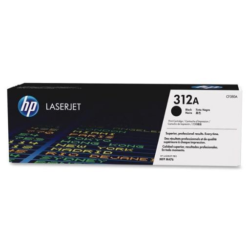 Obrázek HP 312A Black LJ Toner Cart, CF380A (2,280 pages)