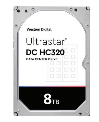 Obrázek Western Digital Ultrastar® HDD 8TB (HUS728T8TALE6L4) DC HC320 3.5in 26.1MM 256MB 7200RPM SATA 512E SE (GOLD WD8003FRYZ)