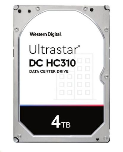 Obrázek Western Digital Ultrastar® HDD 4TB (HUS726T4TALA6L4) DC HC310 3.5in 26.1MM 256MB 7200RPM SATA 512N SE (GOLD WD 4TB)