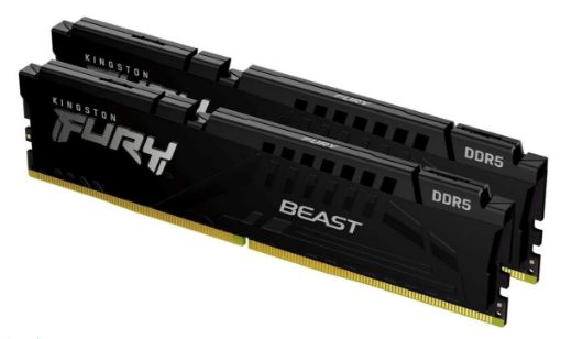 Obrázek KINGSTON DIMM DDR5 32GB (Kit of 2) 5600MT/s CL40 FURY Beast Černá