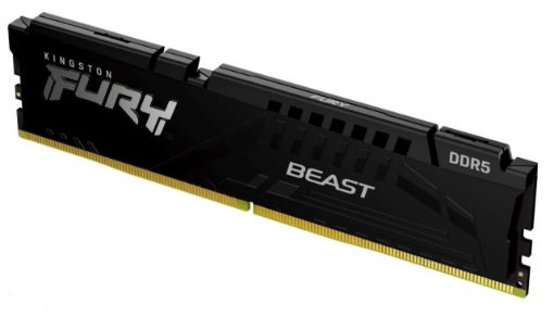 Obrázek KINGSTON DIMM DDR5 16GB 6000MT/s CL40 FURY Beast Černá