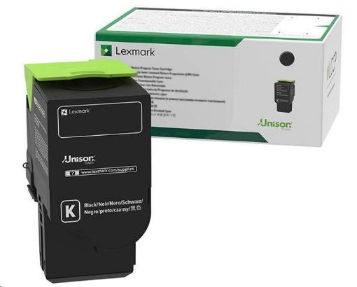 Obrázek Lexmark černý toner C2320K0 Return progam pro C2525, C2425, C2535, MC 2325, MC 2425, MS2535, MC2640 - 1 000 str