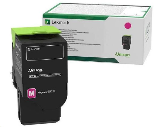 Obrázek Lexmark purpurový Extra High cap. toner C242XM0 Return program pro pro C2425x,C2535x,MC2425x,MC2535x,MC2640x - 3 500 str