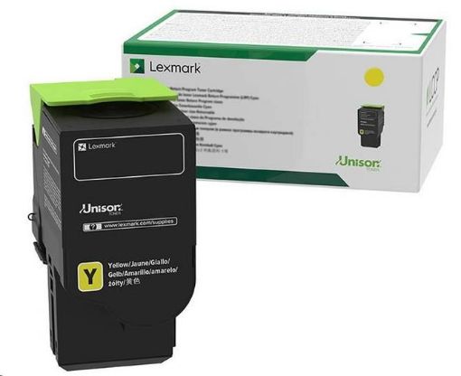 Obrázek Lexmark žlutý Extra High cap. toner C242XY0 Return program pro pro C2425x,C2535x,MC2425x,MC2535x,MC2640x - 3 500 str