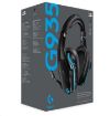 Obrázek Logitech herní sluchátka G935, Wireless 7.1, LIGHTSYNC Gaming Headset - EMEA