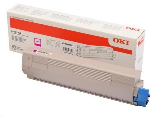 Obrázek OKI Magenta toner do C833/C843 (10 000 stránek)