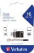 Obrázek VERBATIM Dual USB Drive 16 GB - OTG/USB 2.0 for Smarphones & Tablets