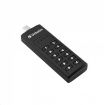 Obrázek VERBATIM USB C 3.1 Drive 128 GB - Keypad Secure (R:160/W:150 MB/s) GDPR