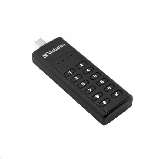 Obrázek VERBATIM USB C 3.1 Drive 128 GB - Keypad Secure (R:160/W:150 MB/s) GDPR