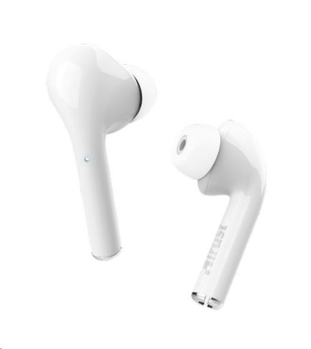 Obrázek TRUST sluchátka NIKA Touch Bluetooth Wireless Earphones, white/bílá