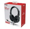 Obrázek TRUST sluchátka s mikrofonem Ozo Over-Ear USB Headset