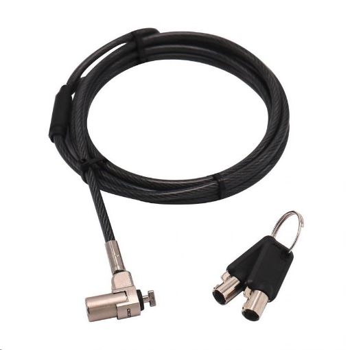 Obrázek DICOTA Security Cable T-Lock Ultra Slim V2, keyed, 3x7mm slot, single