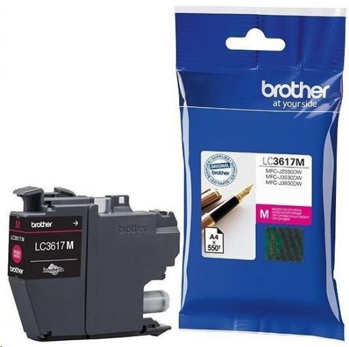 Obrázek BROTHER INK LC-3617M purpurový, magenta - 550stran, J2330, J3530, J3930