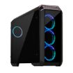 Obrázek CHIEFTEC skříň Miditower STALLION II, GP-02-OP Black, 4x RGB Rainbow Fan, 2 x USB 3.0/1x USB 2.0, side glass