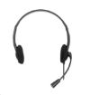 Obrázek MANHATTAN Sluchátka s mikrofonem Stereo USB Headset, bulk