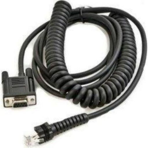 Obrázek Datalogic kabel RS-232 PWR, 9P, Female, Coiled, 3.6 m, CAB-459