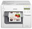 Obrázek Epson ColorWorks C3500, cutter, disp., USB, Ethernet, NiceLabel, white