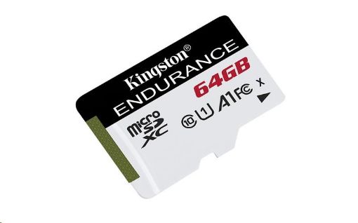 Obrázek Kingston MicroSDXC karta 64GB microSD XC High Endurance, 95R Class 10 UHS-I U1