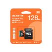 Obrázek ADATA MicroSDXC karta 128GB Premier Pro UHS-I V30S (R:100/W:80 MB/s) + SD adaptér