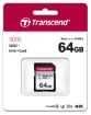 Obrázek TRANSCEND SDXC karta 64GB 300S, UHS-I U3 V10 (R:100/W:25 MB/s)