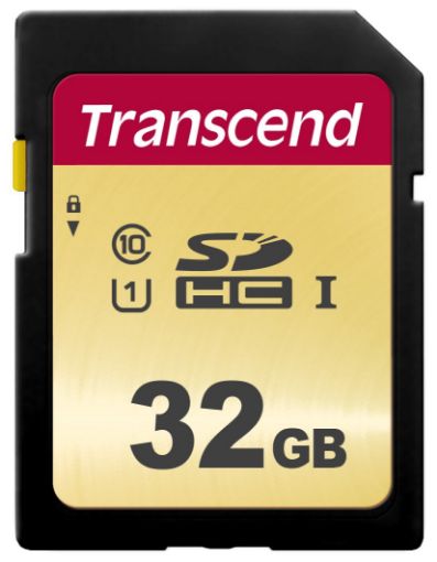 Obrázek TRANSCEND SDHC karta 32GB 500S, UHS-I U1 (R:95/W:35MB/s)