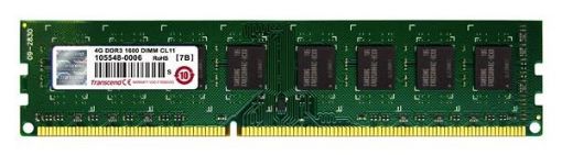 Obrázek TRANSCEND DIMM DDR3 4GB 1600MHz 2Rx8 CL11