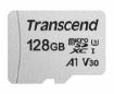 Obrázek TRANSCEND MicroSDXC karta 128GB 300S, UHS-I U3 V30 + adaptér