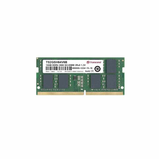 Obrázek TRANSCEND SODIMM DDR4 16GB 2666MHz 2Rx8 1Gx8 CL19 1.2V