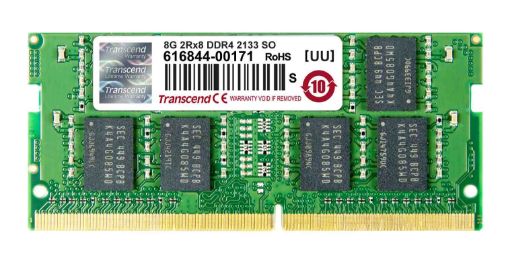 Obrázek TRANSCEND SODIMM DDR4 8GB 2133MHz 2Rx8 CL15 Bulk