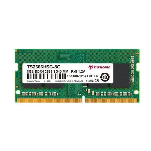 Obrázek TRANSCEND SODIMM DDR4 8GB 2666MHz 1Rx16 1Gx16 CL19 1.2V