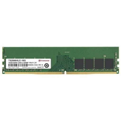 Obrázek TRANSCEND DIMM DDR4 16GB 2666MHz 1Rx8 2Gx8 CL19 1.2V