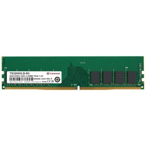 Obrázek TRANSCEND DIMM DDR4 8GB 3200MHz 1Rx8 1Gx8 CL22 1.2V