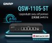 Obrázek QNAP switch QSW-1105-5T (5x2,5GbE,fanless)