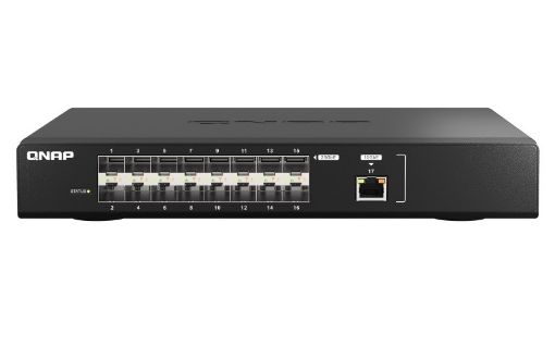 Obrázek QNAP switch QSW-M5216-1T (16x25GbE SFP28/1x10GbE BASE-T (RJ45)/80W)