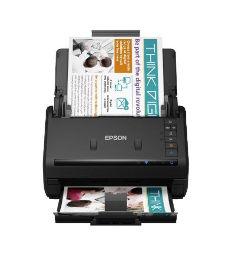 Obrázek EPSON skener WorkForce ES-500WII, A4, 600x600dpi, 35 str/min, 30 bits Color Depth, USB 3.0, Wireless LAN