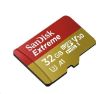 Obrázek SanDisk MicroSDHC karta 32GB Extreme (100MB/s, Class 10, UHS-I U3 V30) + adaptér