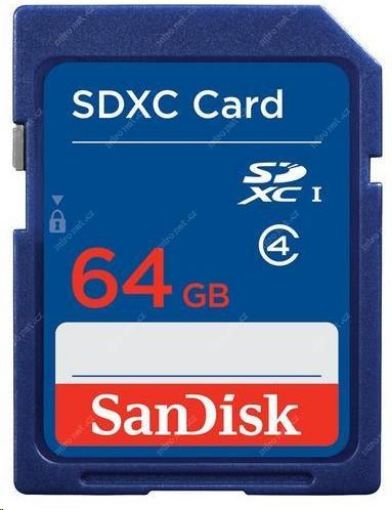 Obrázek SanDisk SDXC karta 64GB (Class 4)