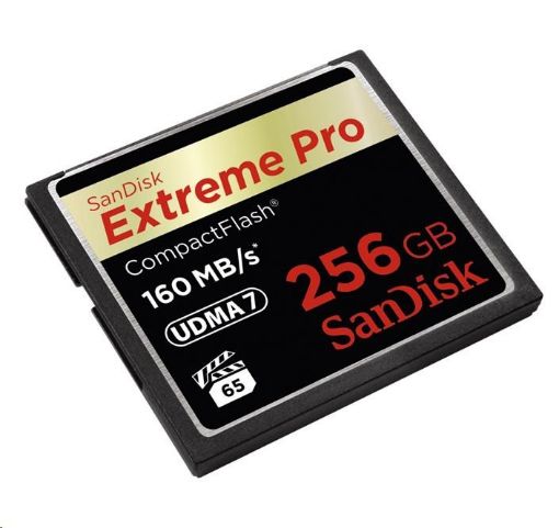 Obrázek SanDisk Compact Flash 256GB Extreme Pro (160MB/s) VPG 65, UDMA 7