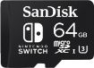 Obrázek SanDisk MIcroSDXC karta 64GB for Nintendo Switch (R:100/W:90 MB/s, UHS-I, V30, U3, C10, A1) licensed Product