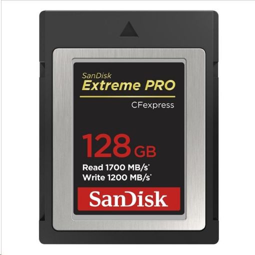 Obrázek SanDisk Extreme Pro CFexpress Card 128GB, Type B, 1700MB/s Read, 1200MB/s Write